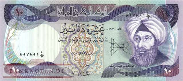 Irak - 10  Dinars (#071a-80_UNC)