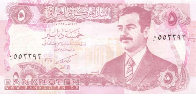 Iraq - 5 Dinars (#080c_UNC)