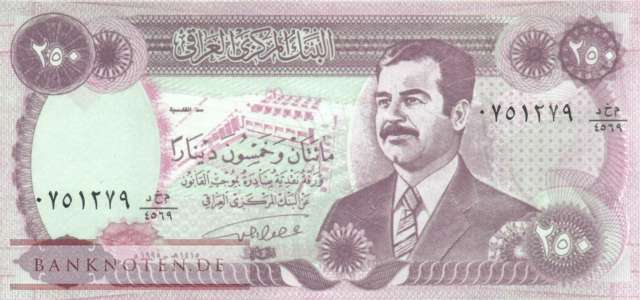Iraq - 250  Dinars (#085a1_UNC)