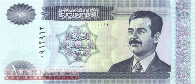 Irak - 100  Dinars (#087_UNC)