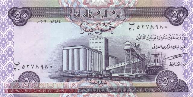 Irak - 50  Dinars (#090_UNC)