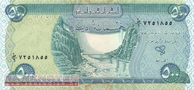 Irak - 500  Dinars (#092_UNC)