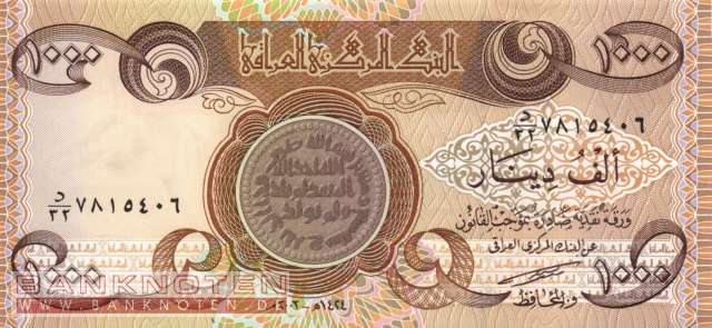 Iraq - 1.000  Dinars (#093a_UNC)