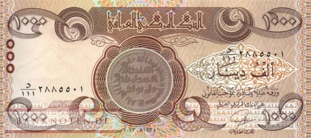 Iraq - 1.000  Dinars (#099a_UNC)