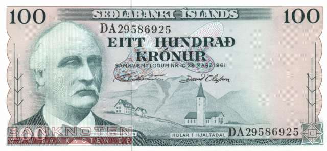 Iceland - 100 Kronur (#044-U42_UNC)