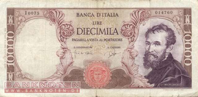 Italien - 10.000  Lire (#097a_F)