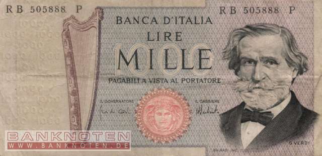 Italien - 1.000 Lire (#101c_F)