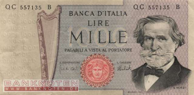 Italien - 1.000  Lire (#101d_VF)