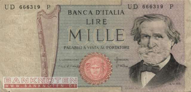 Italien - 1.000  Lire (#101h_VF)