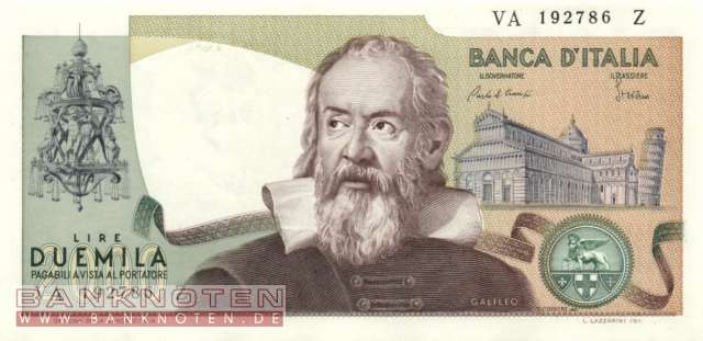 Italien - 2.000  Lire (#103c_UNC)