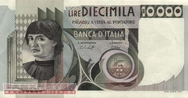 Italien - 10.000  Lire (#106a-76_VF)