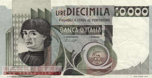Italy - 10.000  Lire (#106a-78_VF)