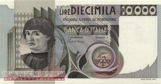 Italien - 10.000  Lire (#106b-82_UNC)