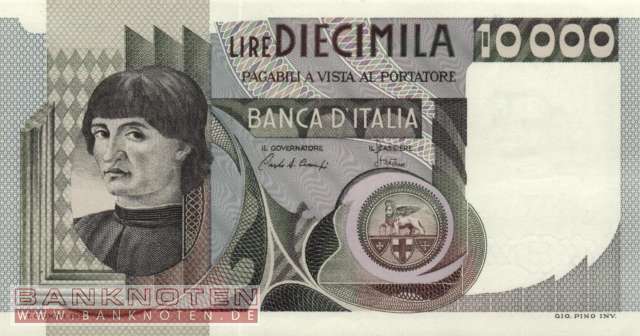 Italy - 10.000  Lire (#106b-82_AU)