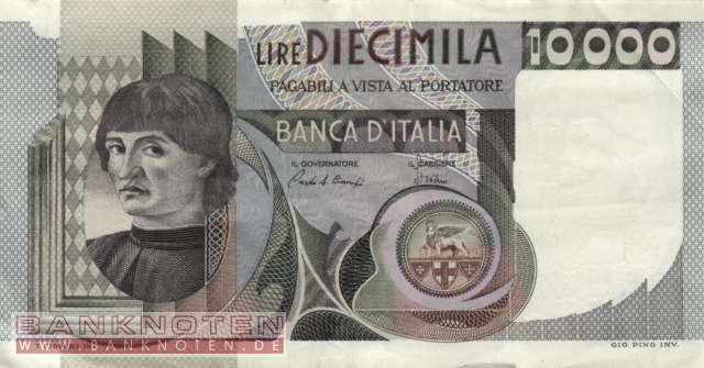 Italy - 10.000  Lire (#106b-82_VF)