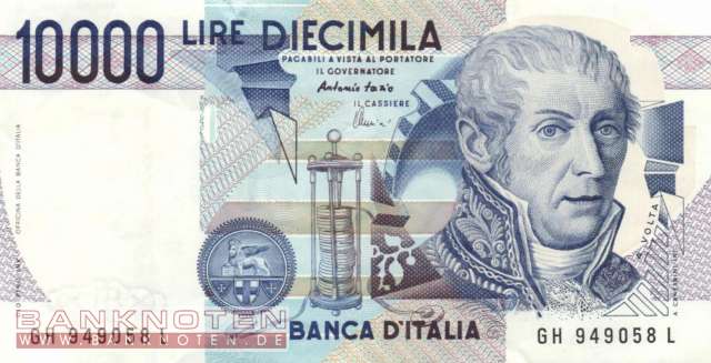 Italien - 10.000  Lire (#112d_VF)