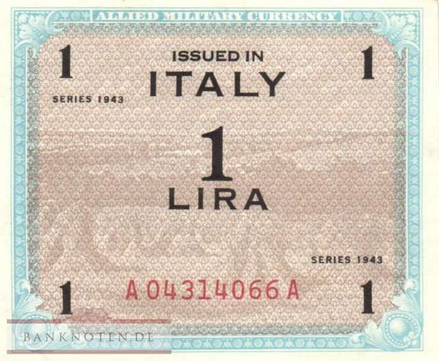 Italy - 1  Lira (#M010b_UNC)