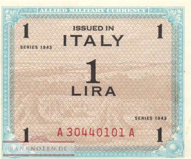 Italien - 1  Lira (#M010b_AU)