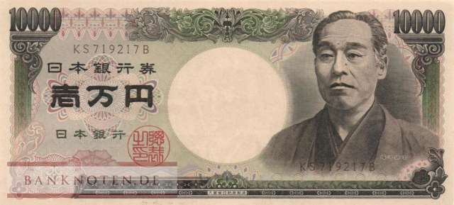 Japan - 10.000  Yen (#102b_UNC)