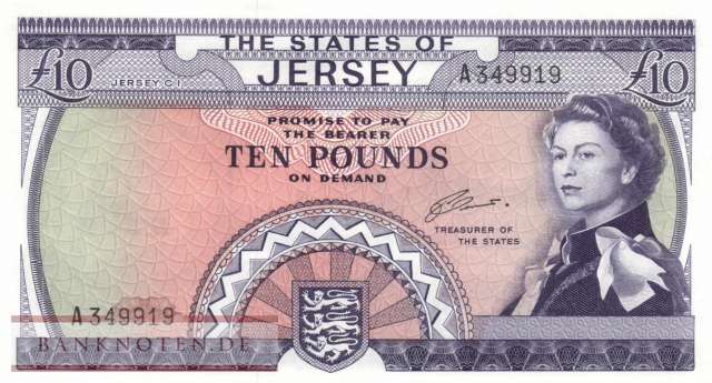 Jersey - 10  Pounds (#010a_UNC)