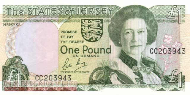 Jersey - 1  Pound (#015a_UNC)