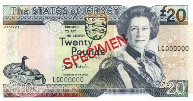 Jersey - 20  Pounds - SPECIMEN (#029s_UNC)