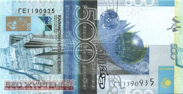 Kasachstan - 500  Tenge (#029a_UNC)
