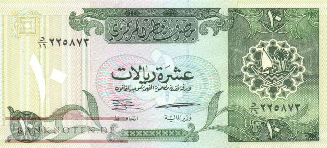 Qatar - 10  Riyals (#016a_UNC)