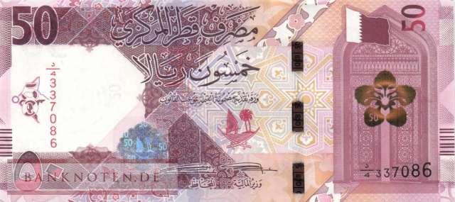Qatar - 50  Riyals (#035a_UNC)