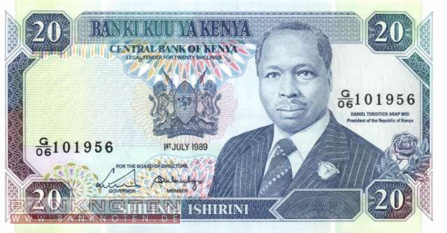 Kenia - 20  Shillings (#025b_UNC)