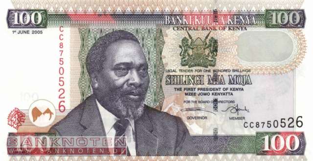 Kenya - 100  Shillings (#048a_UNC)