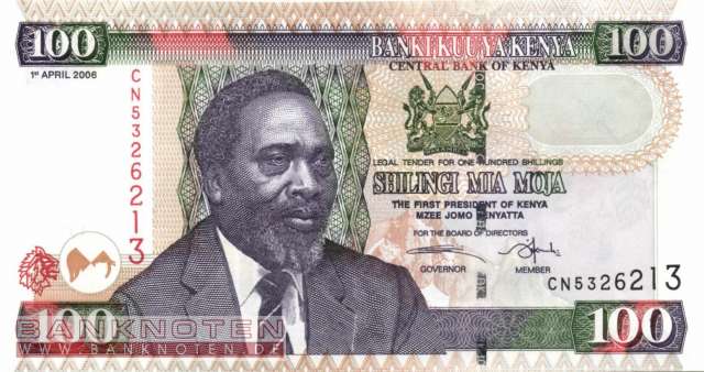 Kenia - 100  Shillings (#048b_UNC)