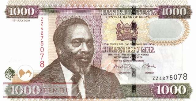 Kenia - 1.000  Shillings - Ersatzbanknote (#051eR_UNC)