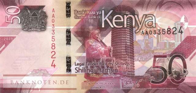 Kenia - 50  Shillings (#052a_UNC)