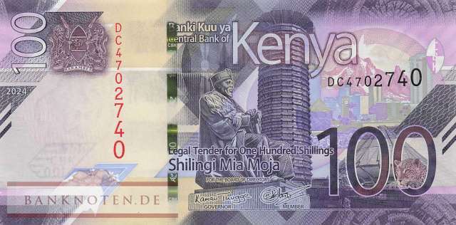 Kenya - 100  Shillings (#053b_UNC)