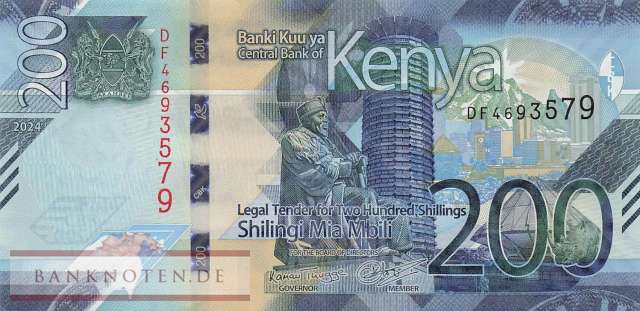 Kenya - 200  Shillings (#054b_UNC)
