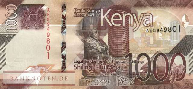 Kenya - 1.000  Shillings (#056a_UNC)