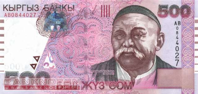 Kyrgyzstan - 500  Som (#017_UNC)