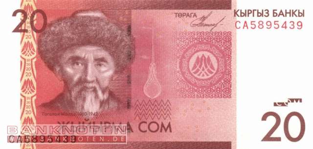 Kyrgyzstan - 20  Som (#024a_UNC)