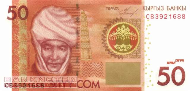 Kirgistan - 50  Som (#025a_UNC)