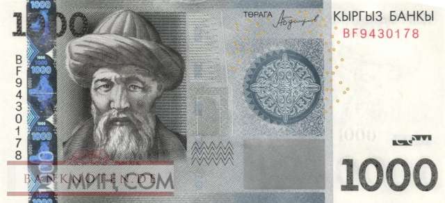 Kyrgyzstan - 1.000  Som (#029b_UNC)
