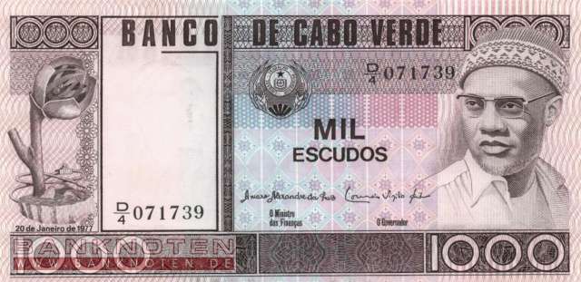 Cape Verde - 1.000  Escudos (#056a_UNC)