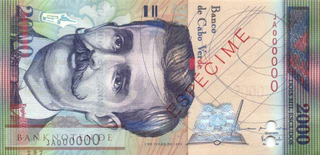 Cape Verde - 2.000  Escudos - SPECIMEN (#066s_UNC)