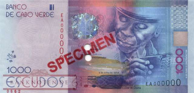 Kap Verden - 1.000  Escudos - SPECIMEN (#073S_UNC)