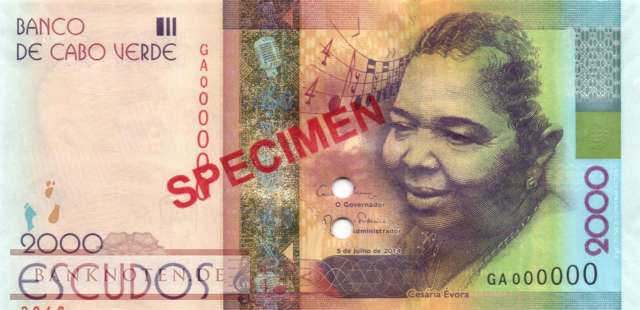 Cape Verde - 2.000  Escudos - SPECIMEN (#074S_UNC)