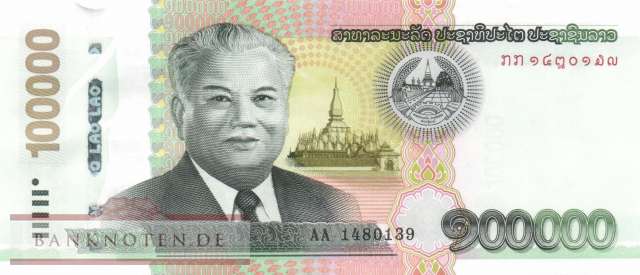 Lao - 100.000  Kip (#047_UNC)