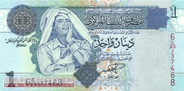 Libyen - 1  Dinar (#068a_UNC)