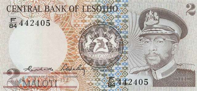 Lesotho - 2  Maloti (#004b_UNC)