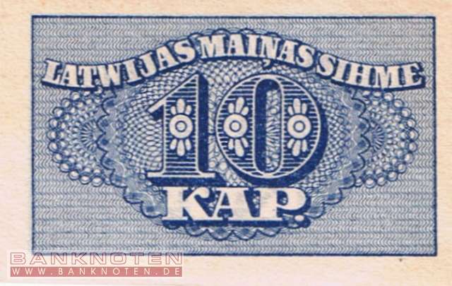 Latvia - 10  Kapeikas (#010a_UNC)