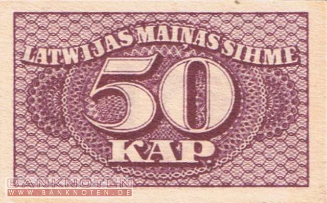 Latvia - 50  Kapeikas (#012a_UNC)